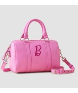 Barbie X Roots Mini Banff Leather Tote Bag/ Crossbody~ Strawberry Pink~NWT - £389.20 GBP