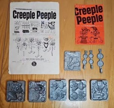 Vintage 1965 Mattel Creeple Peeple Molds Instructions and Original Adver... - $39.59