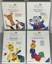 Lot of 4 Baby Einstein Educational DVDs For Ages 0-3 Music, Universe, Language - $18.79