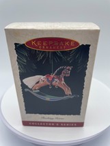 Hallmark Rocking Horse Christmas Keepsake Ornament 1995 Vintage - £5.06 GBP