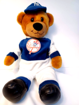 NY YANKEES Teddy Bear Plush Stuffed Animal Good Stuff Baseball MLB 2002 - £7.45 GBP