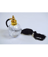 Glass Perfume Bottle Atomizer Refillable Tassle Unmarked VGC - $300.96 MXN