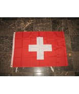 2X3 Switzerland Cross Rough Knitted Flag 2&#39;X3&#39; Brass Grommets - £3.54 GBP