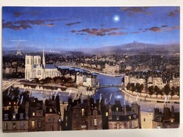 Michel Delacroix Paris La Nuit Paris France Post Card - £7.63 GBP