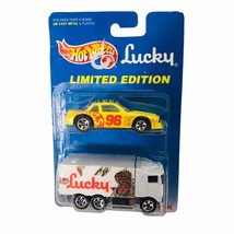 Vtg Hot Wheels Lucky Limited Edition Die Cast Race Car Grocery Truck #16... - £12.58 GBP
