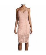 J.O.A. Ballet Blush Pink Crochet Lace Dress XS - $955.33 MXN