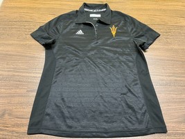 Arizona State Sun Devils Women&#39;s Black Polo Shirt - Adidas - XL - ASU - $13.99