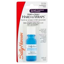 Sally Hansen Hard As Nails/Wraps Acrylic Gel Formula 3039 Clear 0.44 FL OZ - $8.05