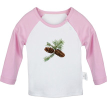 Nature Pine Cone Pattern T shirt Newborn Baby T-shirts Infant Tops Graphic Tees - £7.91 GBP+