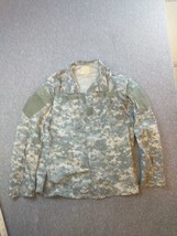 US Military Army Digital Camo Full Zip Jacket Size Large Long - $24.49