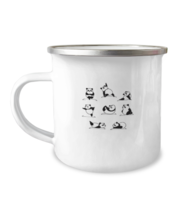 12 oz Camper Mug Coffee Funny yoga panda  - £15.99 GBP
