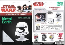 Star Wars StormTrooper Helmet Metal Earth 3-D Laser Cut Steel Model Kit #MMS316 - £13.88 GBP