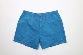 Vintage 90s Ocean Pacific OP Mens XL Faded Spell Out Above Knee Shorts Blue USA - £46.35 GBP