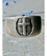Gusterman ring size 6 Cross Religious sterling silver women men Georgetown - $4,257.59 MXN