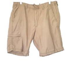 Old Navy Beach Cargo Shorts Men&#39;s Size 36 Beige Drawstring Casual Active... - £14.38 GBP