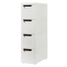 Rolling Storage Cart Organizer Unit 3, 4, 5 Drawer Slim Cabinet Bathroom... - £34.49 GBP+