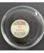 Genuine NOS Bulova Replacement Acrylic Watch Crystal Part# 1245-E - $27.05 CAD
