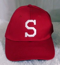 New PORT &amp; COMPANY Red Baseball Cap &quot;S&quot; - Size Adult - 100% Cotton! - $14.01