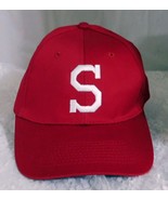 New PORT &amp; COMPANY Red Baseball Cap &quot;S&quot; - Size Adult - 100% Cotton! - £10.99 GBP