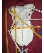 Robin Piccone Cameron Mesh One Piece Swimsuit WHITE SIZE 12-$146 NWOT - £44.80 GBP