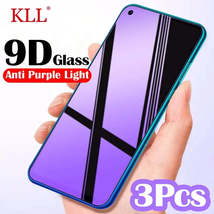 3Pcs Purple Tempered Glass Screen Protector for Xiaomi Redmi Note 9 10 11 8 7 6  - £12.40 GBP+