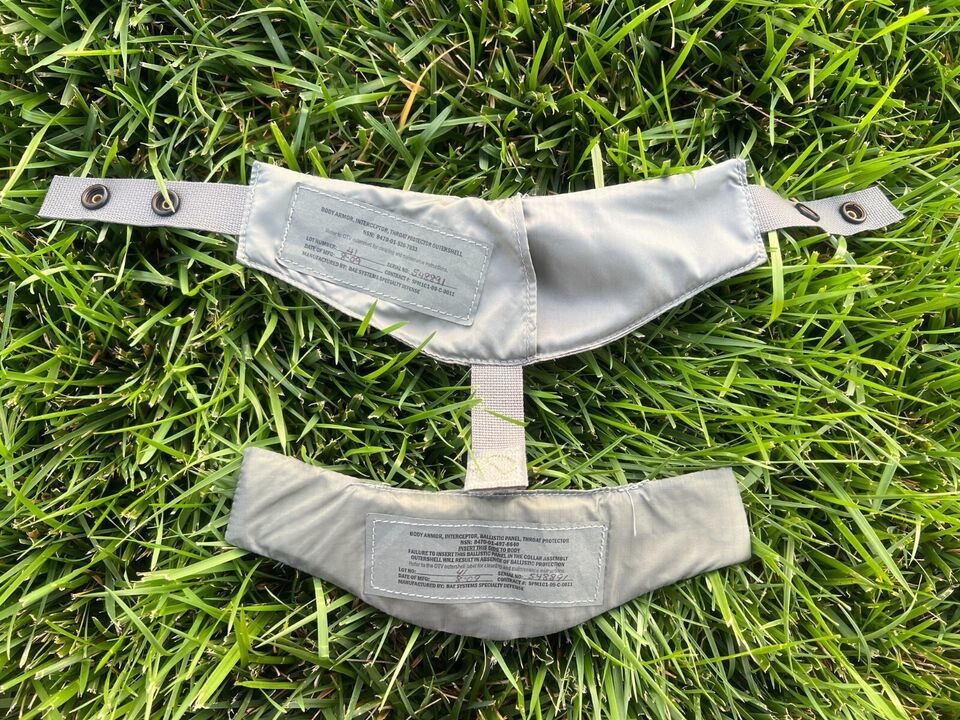 GENUINE USGI ACU DIGITAL THROAT PROTECTOR COMPLETED WITH INSERTS - $46.75