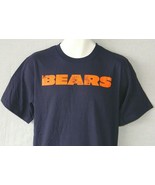 Chicago Bears T-Shirt Men&#39;s Size Medium Blue Vintage Football NEW Short ... - £12.84 GBP