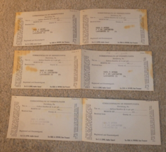 Lot of 6 Vintage 1920s Pennsylvania Gasoline Tax Payment Forms - £18.99 GBP