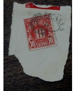 Nice Vintage Used United States Postage Due 10 Cents Stamp, GOOD COND - $4.04 CAD