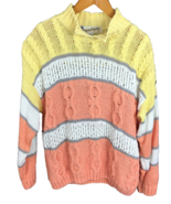 Vintage Diane Von Furstenberg  Cotton Blend Pullover Knit Sweater Size L - £23.55 GBP