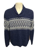 Abercrombie &amp; Fitch Adult Large Blue &amp; White Sweater - $29.69