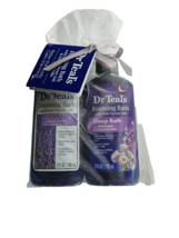 Dr. Teals&#39;s Foaming Bath Pure Epsom Salt Essential Oils Set Lavender Melatonin - £10.15 GBP