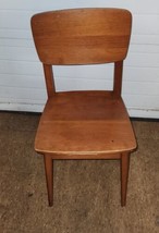 Vintage Wood Desk Table Sitting Chair #1516 Small - £28.76 GBP