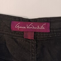 Gloria Vanderbilt Jeans Women's 14 Long Black Jeans 34x26 1/2 Measured image 5