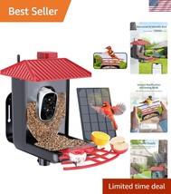 Smart Bird Feeder with 1080P Camera &amp; AI Identification – Gifts for Bird... - $113.99