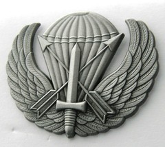 Us Army Special Forces Airborne Parachute Wings Lapel Pin Badge 1.75 Inches - £6.26 GBP