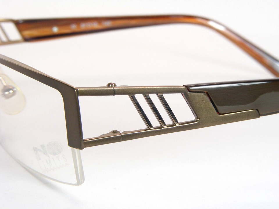 No Limits By Ama 8522 003 Luce Marrone Dorato Unico Raro Occhiali 51-18-140mm Item image 5