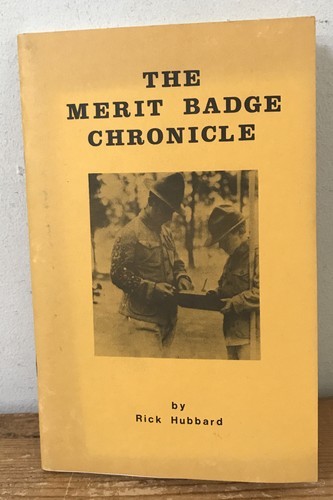 Vintage 1986 BSA Boy Scouts America Merit Badge Chronicle Rick Hubbard B... - $148.49