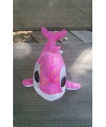 000 Ty Sparkles Pink Stuffed Big Eyed Dolphin Boos - £4.71 GBP