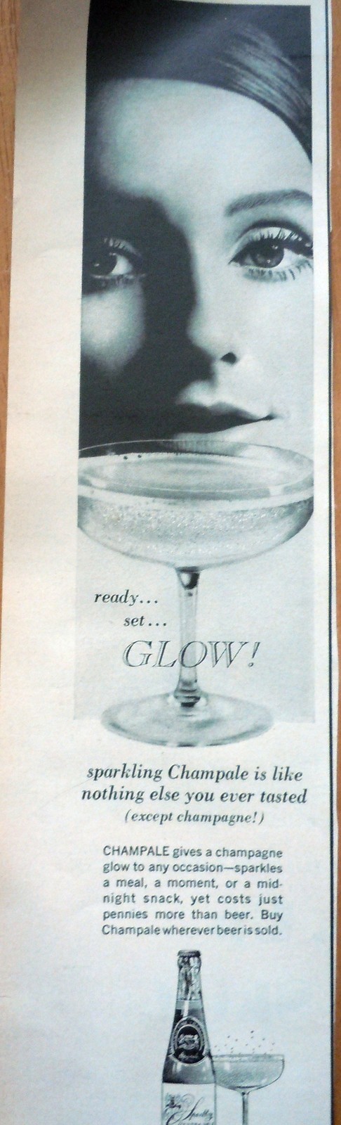 Champale Is Like Nothing You Ever Tasted Print Magazine Advertisement 1964 - $2.99