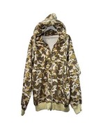 BAPE x Kaws cloud camo hoodie 2XL full zip sweatshirt A Bathing Ape Mens  - £218.15 GBP