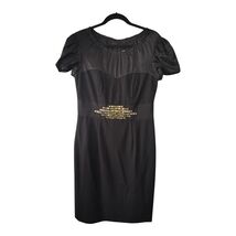 NUE by Shani Body Architecture Shapewear Black Embellished Sheath Dress ... - $94.99