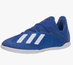Adidas X 19.3 In Soccer Football Shoes Kids 2 Royal Blue EG7170 Sz 12 - £15.74 GBP