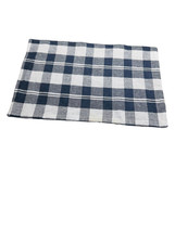 Black/White Plaid  Placemat 18x12Inches-Christmas—Stains Noted-New-See P... - £9.83 GBP