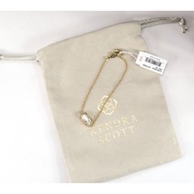 Kendra Scott Elaina Abalone Antique Gold Plated Chain Bracelet NWT - £50.11 GBP