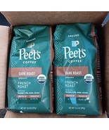 6 Peet&#39;s Coffee Organic Dark French Roast, Ground 10.5 Oz. (SEE PICS) (005) - £44.74 GBP