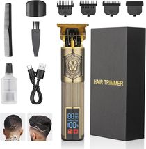 Hair Clippers for Men Professional Zero Gapped Hair Trimmer for Barber T Blade - £14.07 GBP