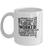 Coffee Mug Funny Social Work Month Social Worker  - £12.05 GBP