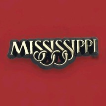 Mississippi Pin Vintage Plastic Travel Souvenir Road Trip - $11.95