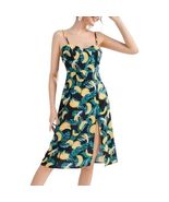 NEW Banana Print Slit Cami Dress Size 8 - €18,74 EUR